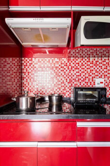 Flat - Apto C Sala E Cozinha - Timesquare Apartamento São Paulo