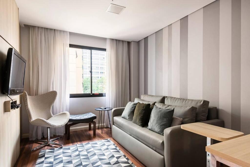 Flat - Apto C Sala E Cozinha - Timesquare Apartamento São Paulo