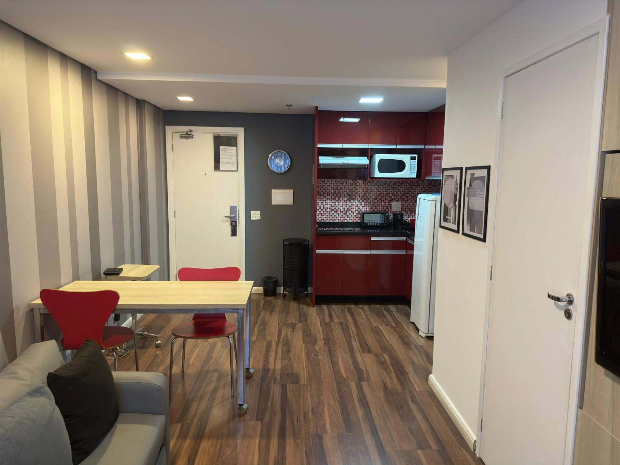 Apartamento Flat - Apto C Sala E Cozinha - Timesquare São Paulo